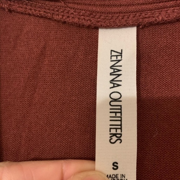 Zenana Outfitters Red-Orange Cardigan Size SMALL - Picture 4 of 5